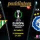 Conference League 2025. Liga inicial - Jornada 6. Jueves 19 de diciembre, Betis - HJK Helsinky a las 21.00h. Disfruta de nuestra promoción de tu copa de Ron Añejo ORO de Legendario con tu grupo de amigos en nuestras pantallas de TV en Paddintom Café & Copas