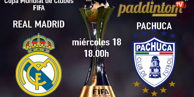 Copa Mundial de Clubes FIFA 2024. Miércoles 18 de diciembre. Real Madrid - Pachuca CF a las 18.00h. Disfruta de nuestra promoción de tu copa de Ron Añejo ORO de Legendario con tu grupo de amigos en nuestras pantallas de TV en Paddintom Café & Copas